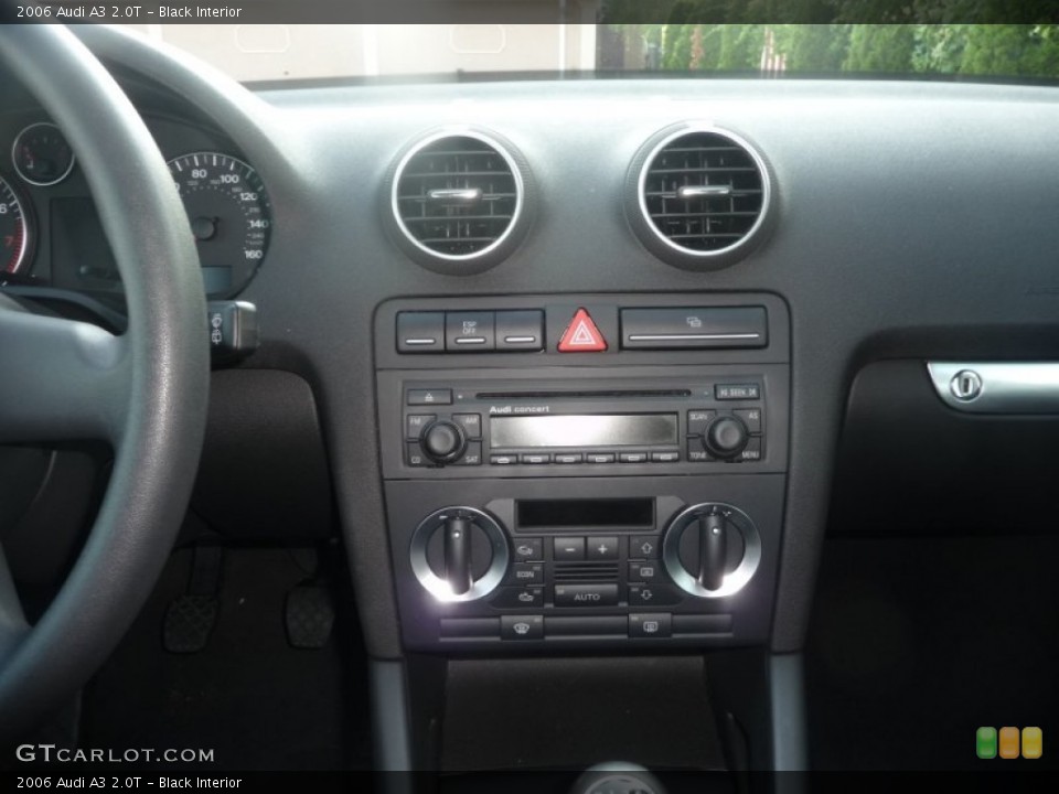 Black Interior Controls for the 2006 Audi A3 2.0T #50121864