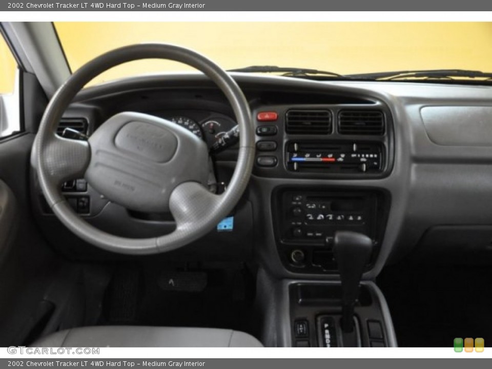 Medium Gray Interior Dashboard for the 2002 Chevrolet Tracker LT 4WD Hard Top #50125386
