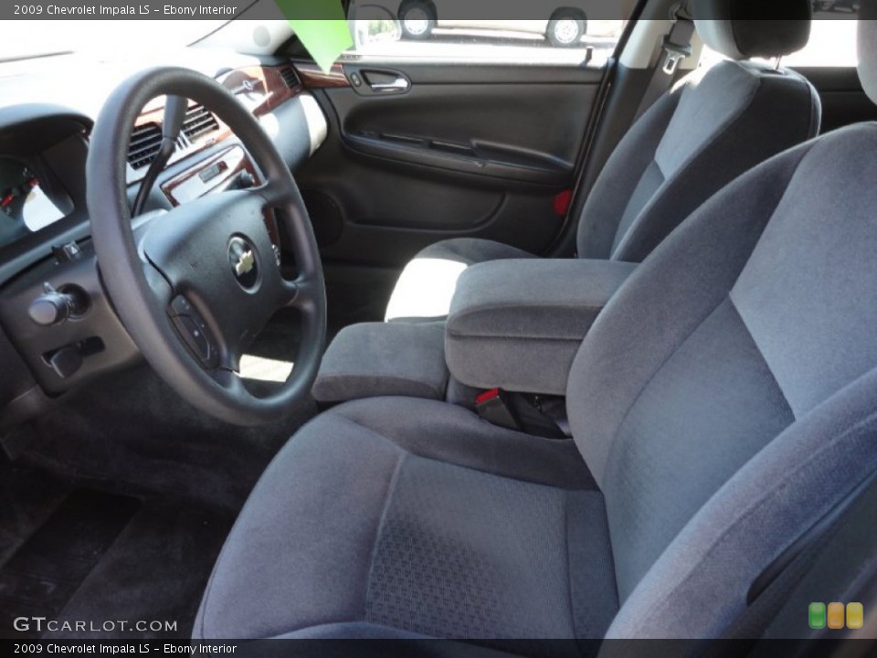 Ebony Interior Photo for the 2009 Chevrolet Impala LS #50125782