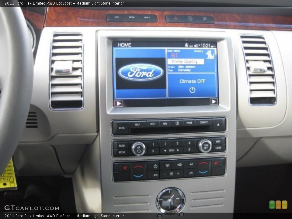 Medium Light Stone Interior Controls for the 2011 Ford Flex Limited AWD EcoBoost #50126880
