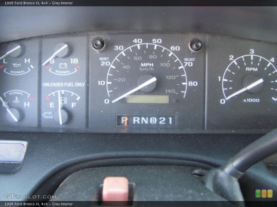 Grey Interior Gauges for the 1996 Ford Bronco XL 4x4 #50127087