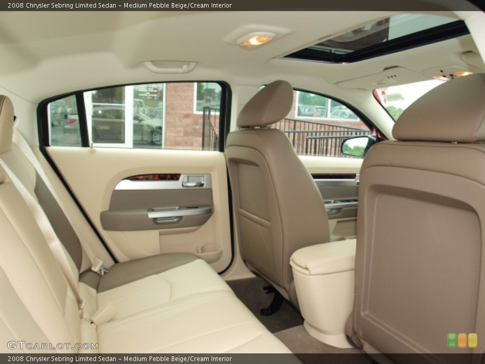 Medium Pebble Beige/Cream Interior Photo for the 2008 Chrysler Sebring Limited Sedan #50127438
