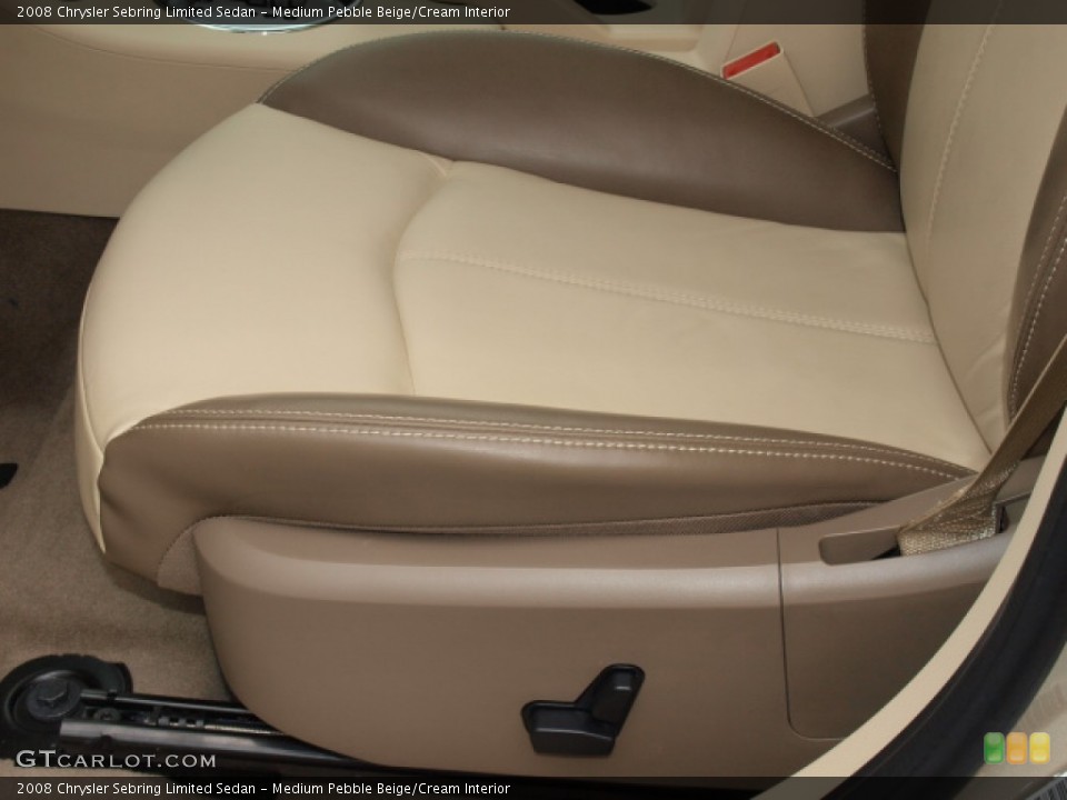 Medium Pebble Beige/Cream Interior Photo for the 2008 Chrysler Sebring Limited Sedan #50127528