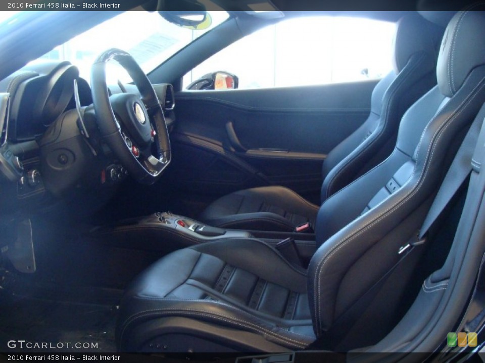 Black Interior Photo for the 2010 Ferrari 458 Italia #50130420