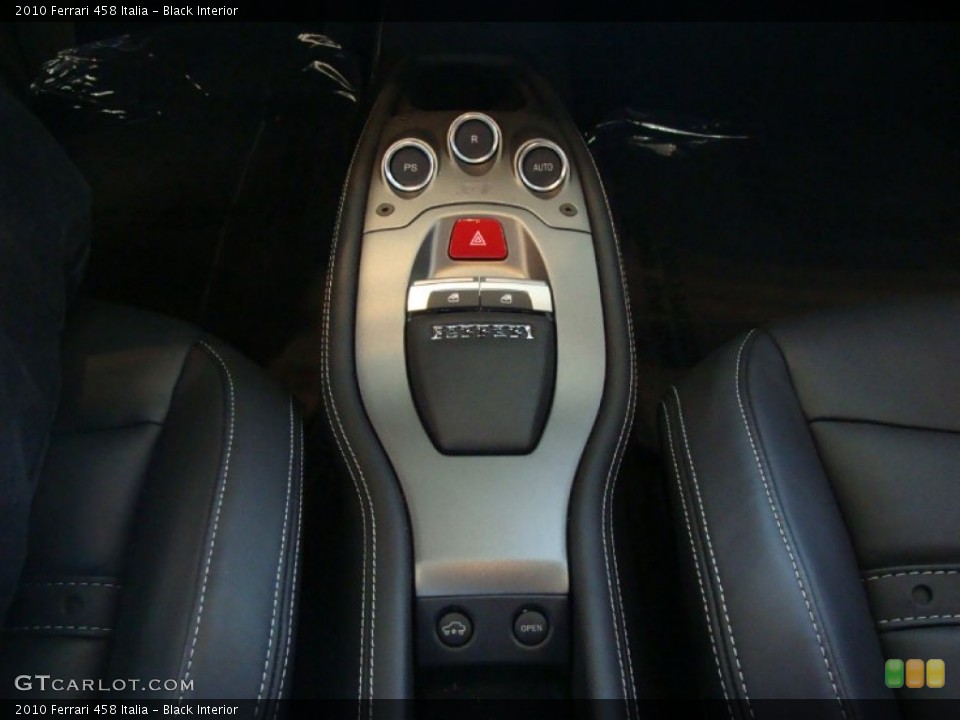Black Interior Controls for the 2010 Ferrari 458 Italia #50130597