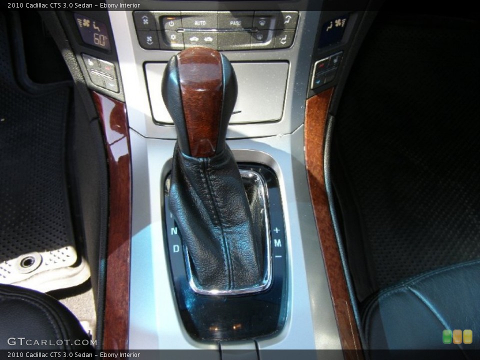 Ebony Interior Transmission for the 2010 Cadillac CTS 3.0 Sedan #50133969