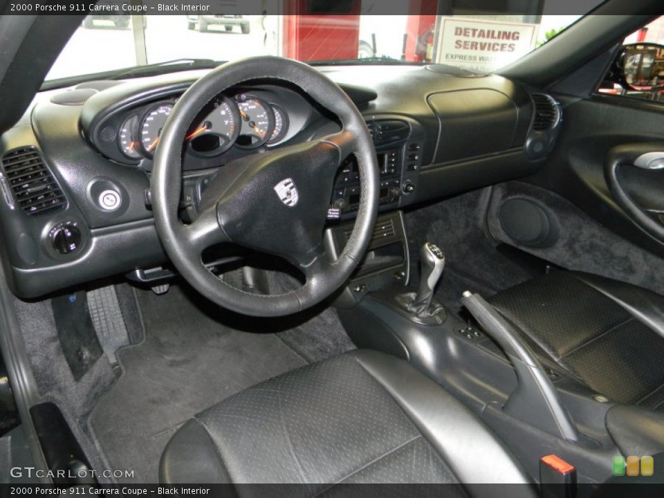 Black Interior Photo for the 2000 Porsche 911 Carrera Coupe #50135244