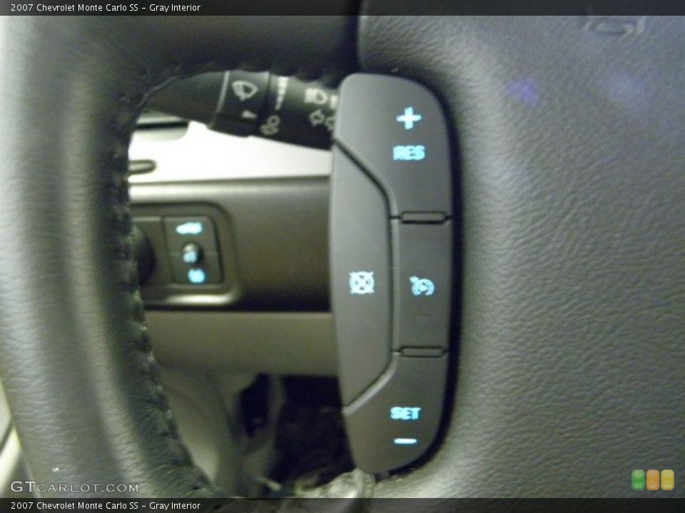 Gray Interior Controls for the 2007 Chevrolet Monte Carlo SS #50139628