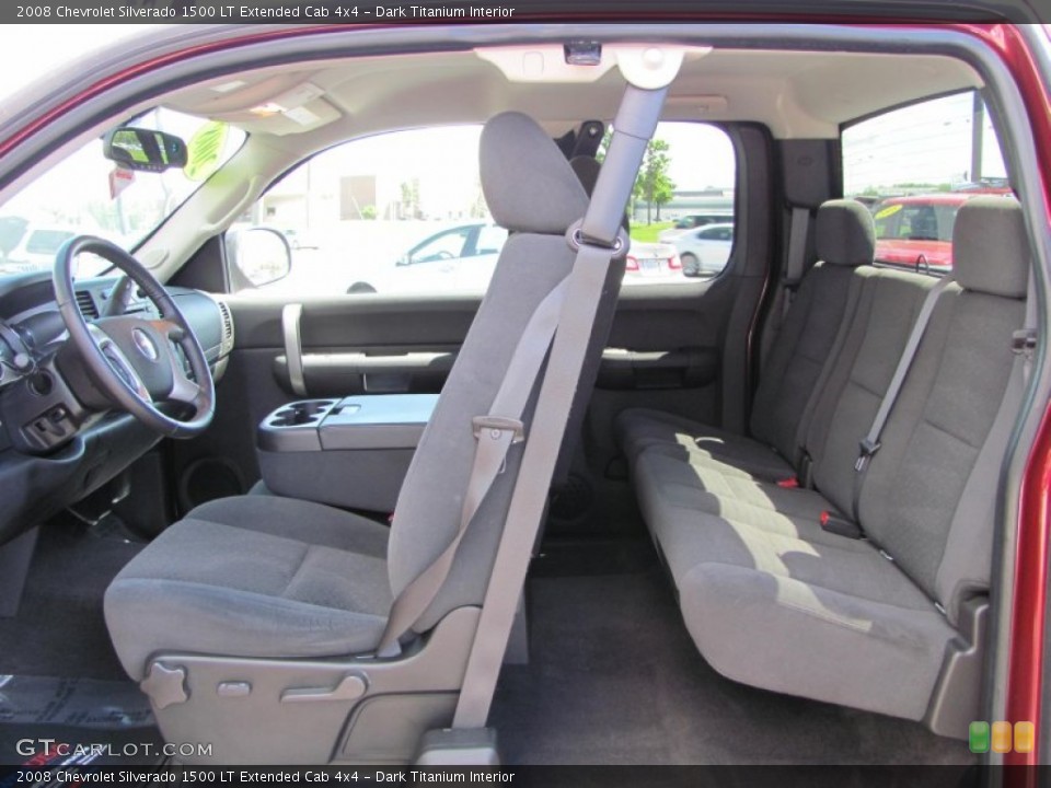 Dark Titanium Interior Photo for the 2008 Chevrolet Silverado 1500 LT Extended Cab 4x4 #50140795