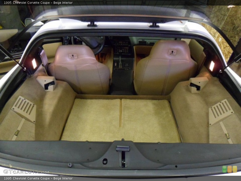 Beige Interior Trunk for the 1995 Chevrolet Corvette Coupe #50141230