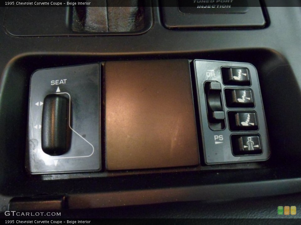 Beige Interior Controls for the 1995 Chevrolet Corvette Coupe #50141290