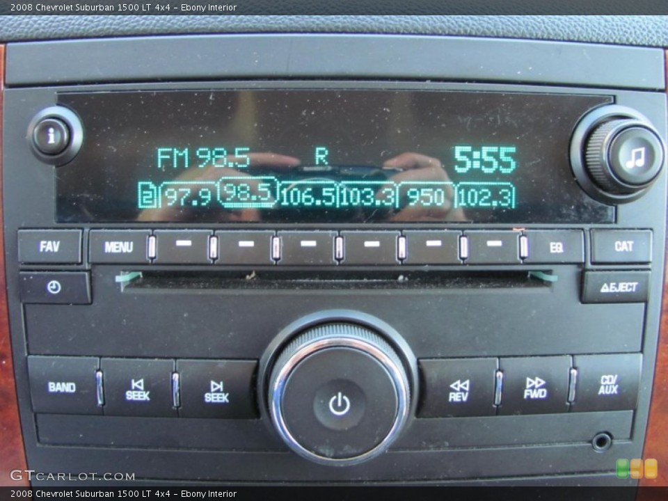 Ebony Interior Controls for the 2008 Chevrolet Suburban 1500 LT 4x4 #50141737