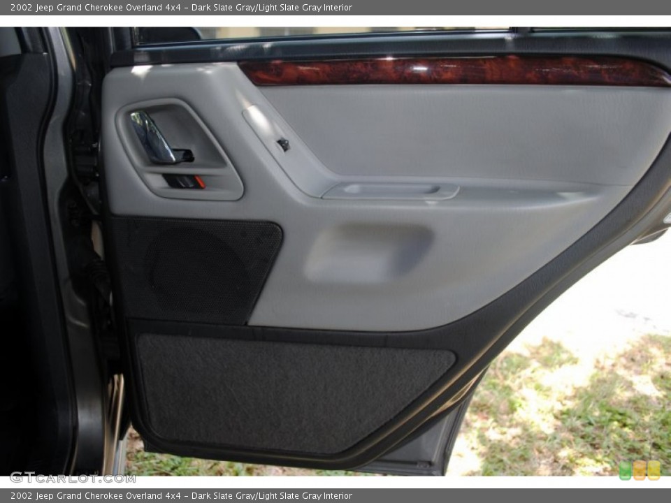 Dark Slate Gray/Light Slate Gray Interior Door Panel for the 2002 Jeep Grand Cherokee Overland 4x4 #50142907