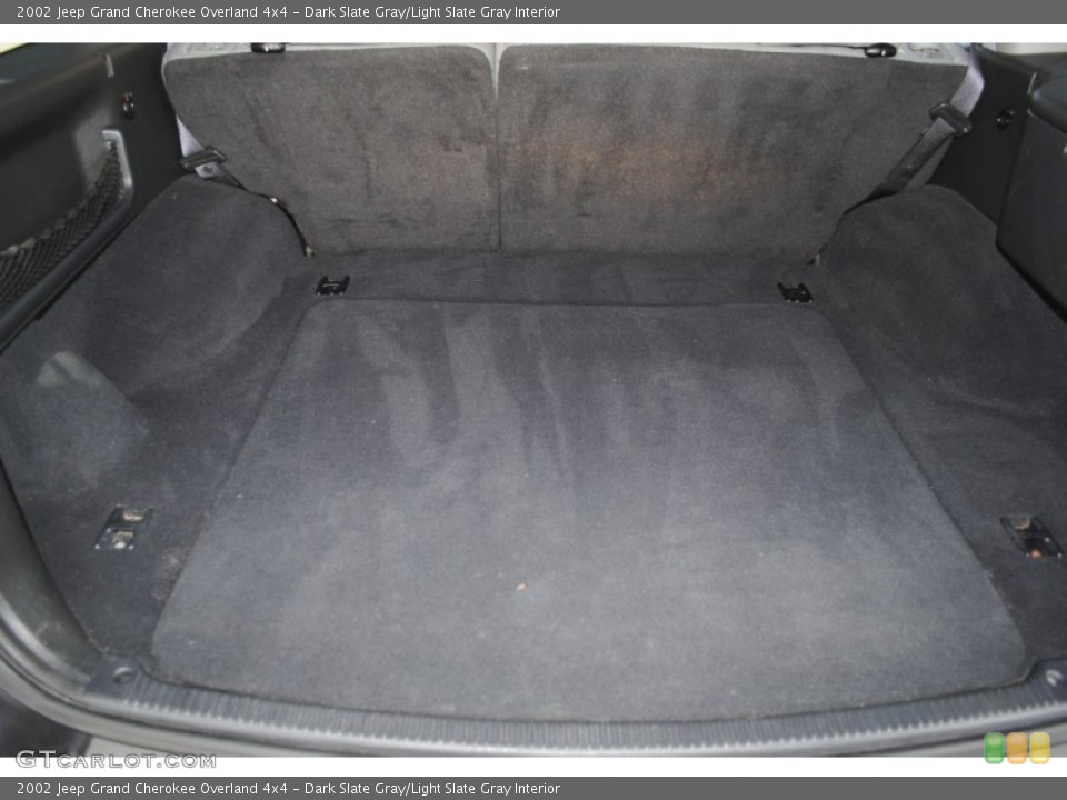 Dark Slate Gray/Light Slate Gray Interior Trunk for the 2002 Jeep Grand Cherokee Overland 4x4 #50143276