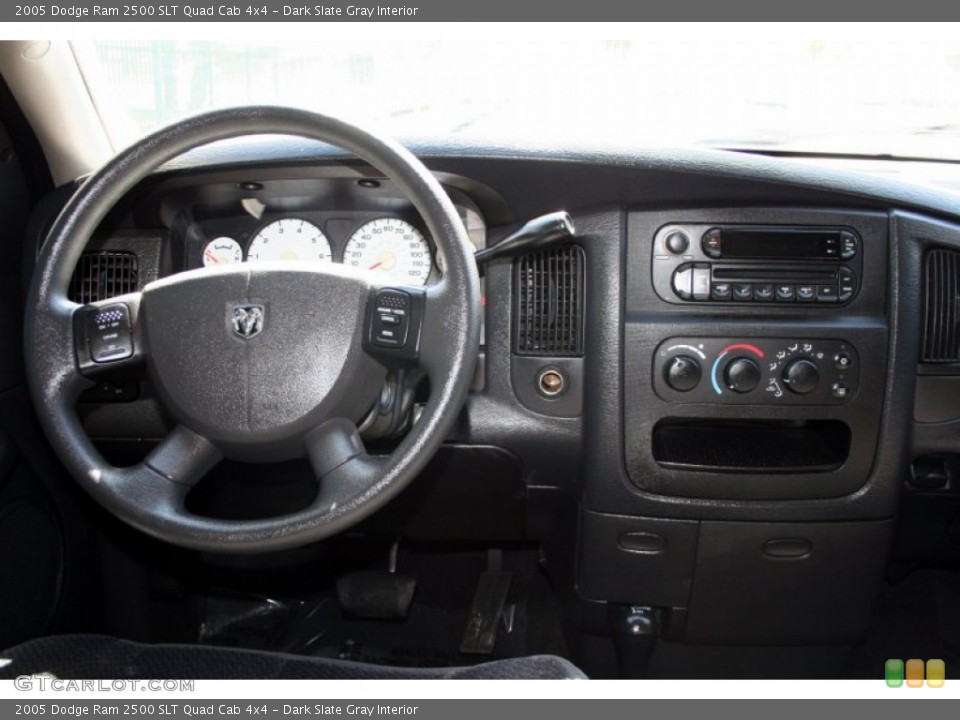Dark Slate Gray Interior Dashboard for the 2005 Dodge Ram 2500 SLT Quad Cab 4x4 #50144167