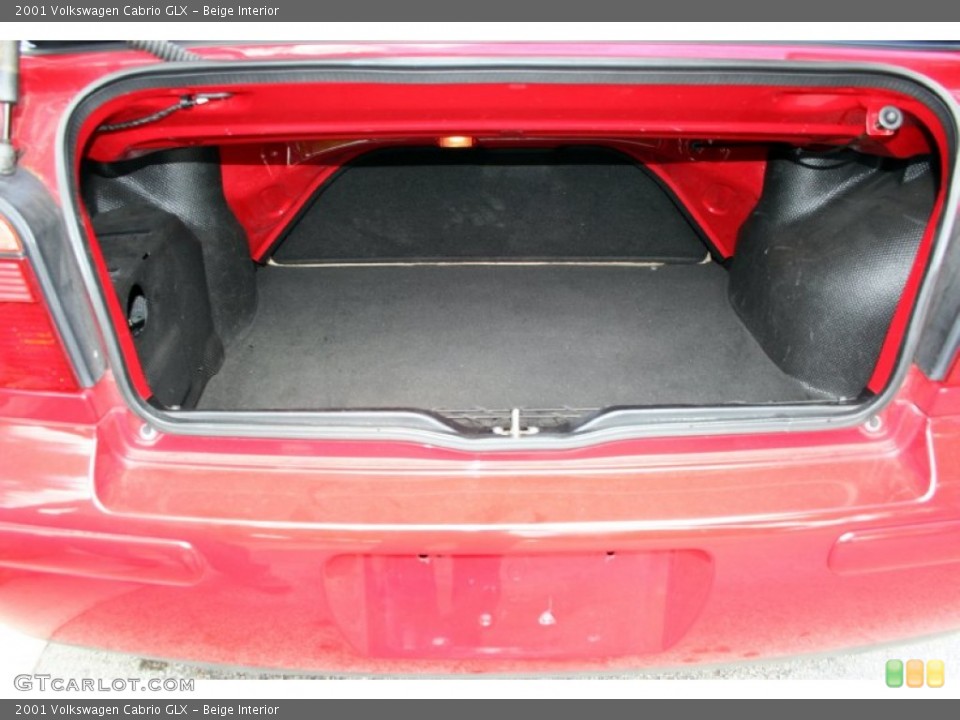 Beige Interior Trunk for the 2001 Volkswagen Cabrio GLX #50145202