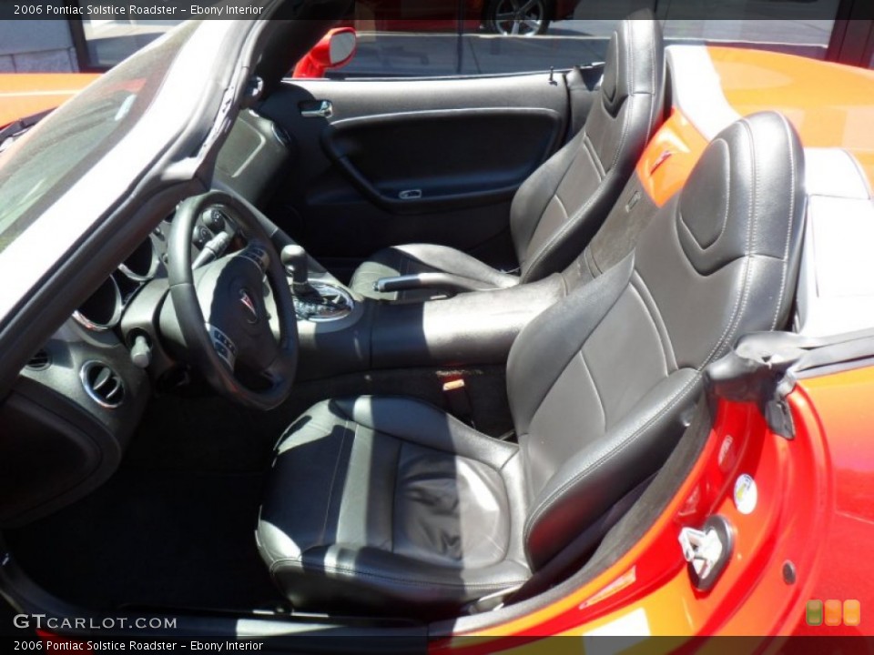 Ebony Interior Photo for the 2006 Pontiac Solstice Roadster #50146780