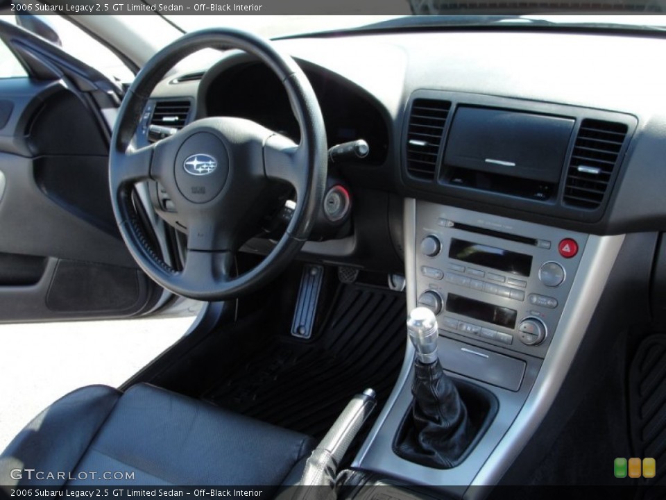 Off-Black Interior Dashboard for the 2006 Subaru Legacy 2.5 GT Limited Sedan #50147800