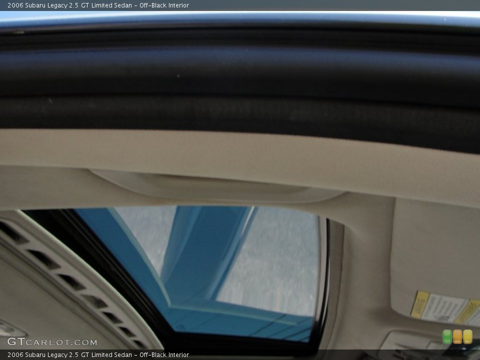 Off-Black Interior Sunroof for the 2006 Subaru Legacy 2.5 GT Limited Sedan #50147827