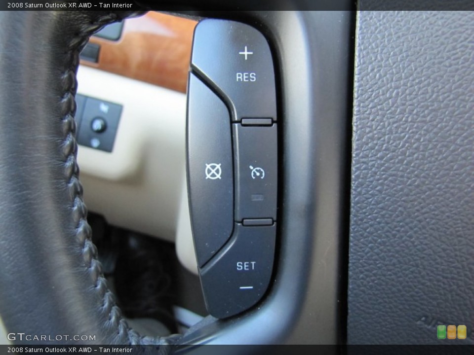 Tan Interior Controls for the 2008 Saturn Outlook XR AWD #50148715