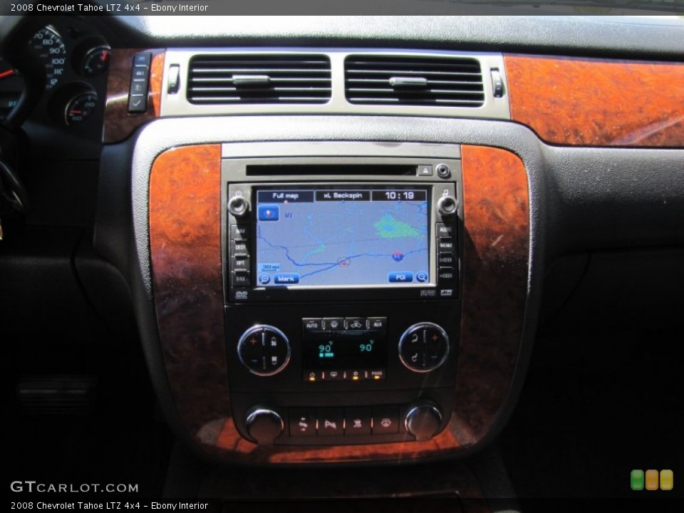 Ebony Interior Controls for the 2008 Chevrolet Tahoe LTZ 4x4 #50148937