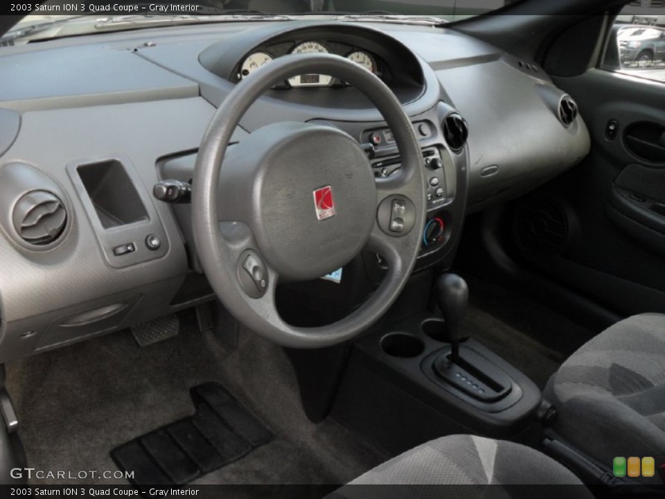 Gray Interior Photo for the 2003 Saturn ION 3 Quad Coupe #50150035