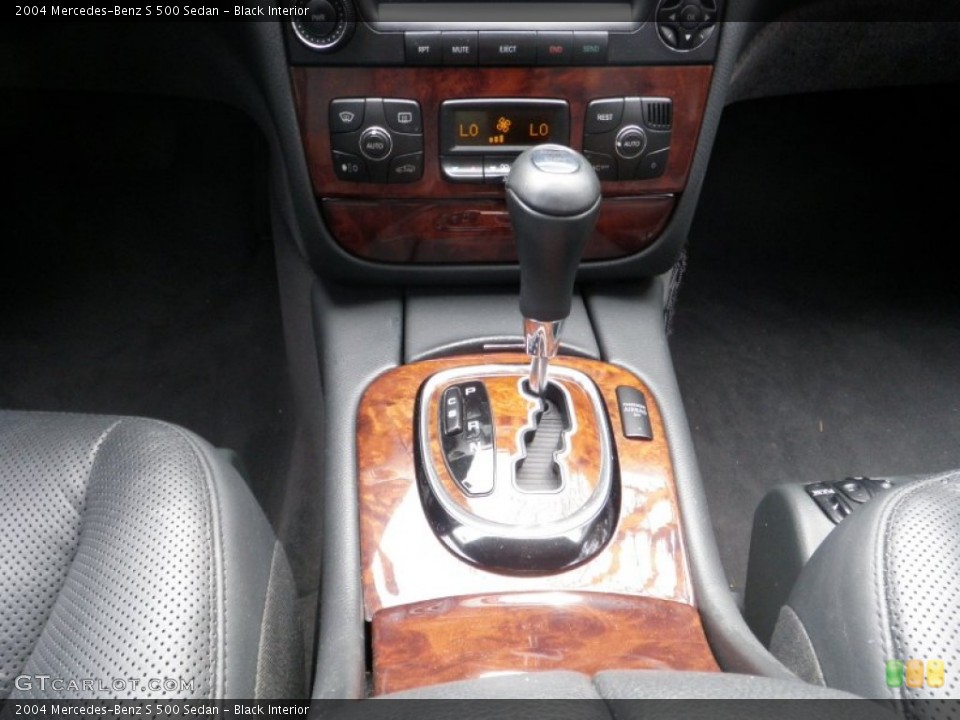 Black Interior Transmission for the 2004 Mercedes-Benz S 500 Sedan #50152743