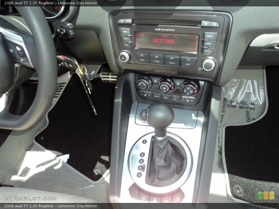 Limestone Grey Interior Controls for the 2008 Audi TT 2.0T Roadster #50154044