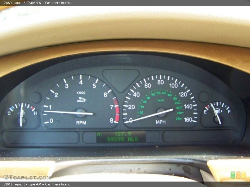 Cashmere Interior Gauges for the 2001 Jaguar S-Type 4.0 #50154128