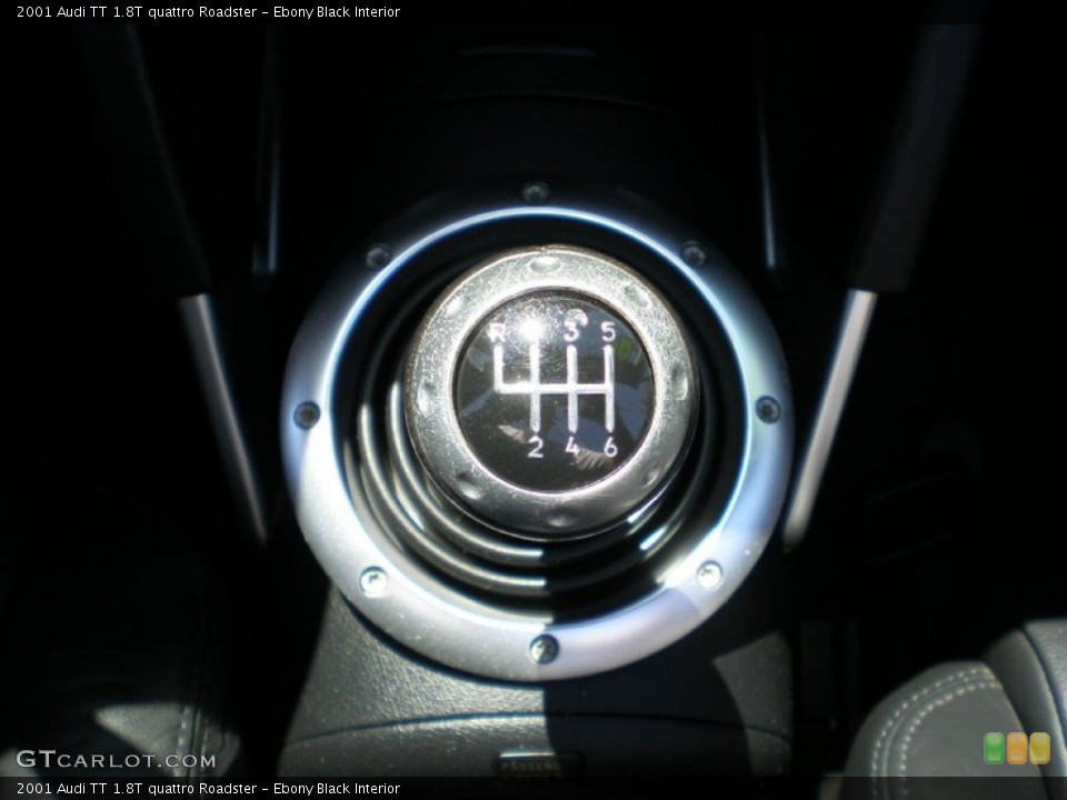 Ebony Black Interior Transmission for the 2001 Audi TT 1.8T quattro Roadster #50155031