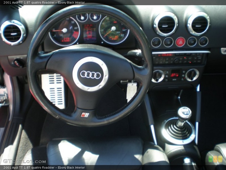 Ebony Black Interior Dashboard for the 2001 Audi TT 1.8T quattro Roadster #50155070