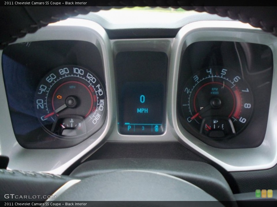 Black Interior Gauges for the 2011 Chevrolet Camaro SS Coupe #50155205
