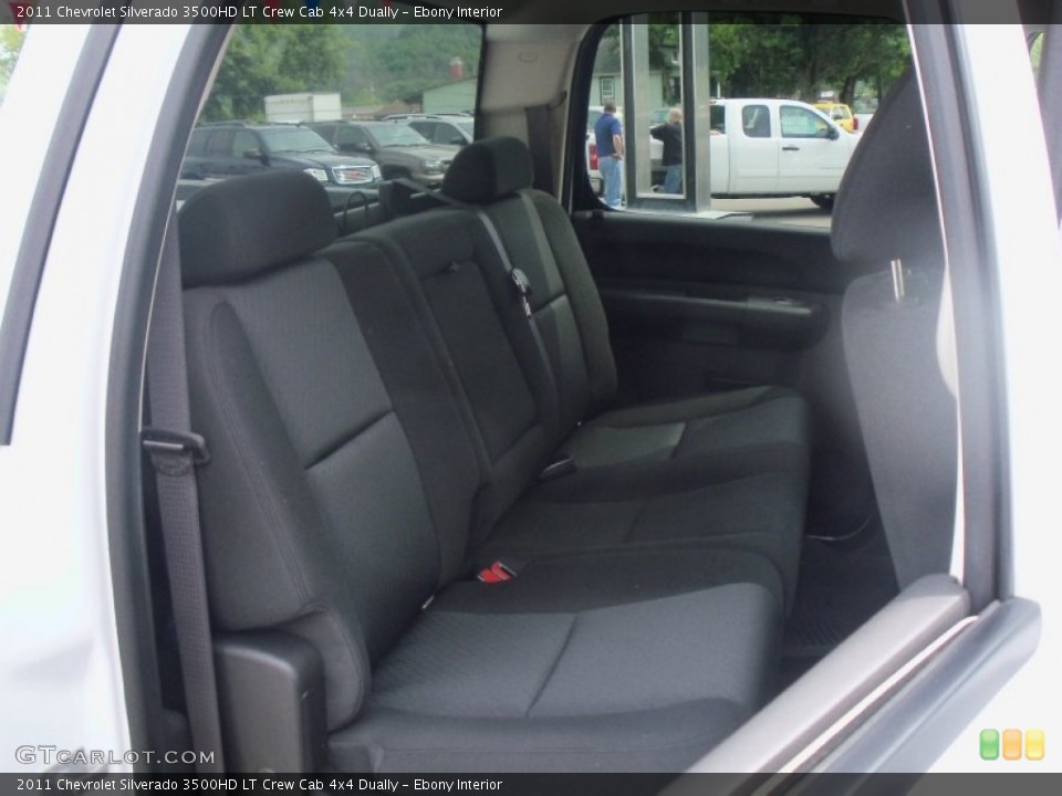 Ebony Interior Photo for the 2011 Chevrolet Silverado 3500HD LT Crew Cab 4x4 Dually #50155580