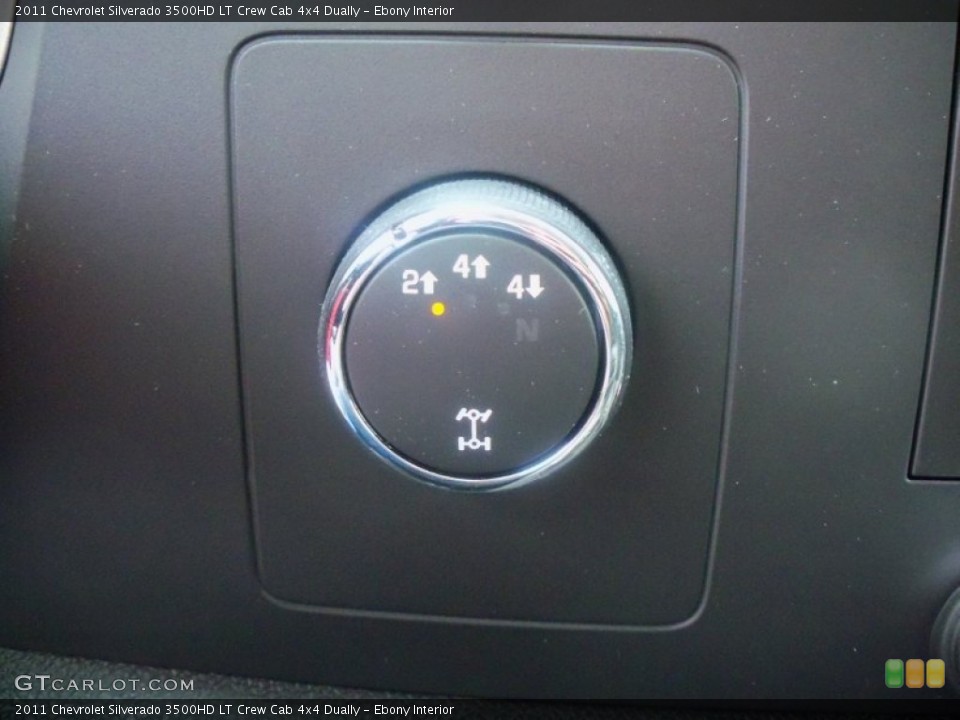 Ebony Interior Controls for the 2011 Chevrolet Silverado 3500HD LT Crew Cab 4x4 Dually #50155763
