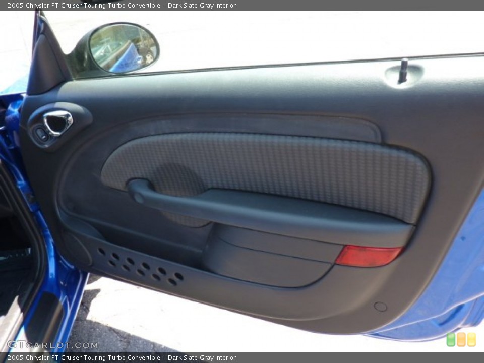 Dark Slate Gray Interior Door Panel for the 2005 Chrysler PT Cruiser Touring Turbo Convertible #50155835