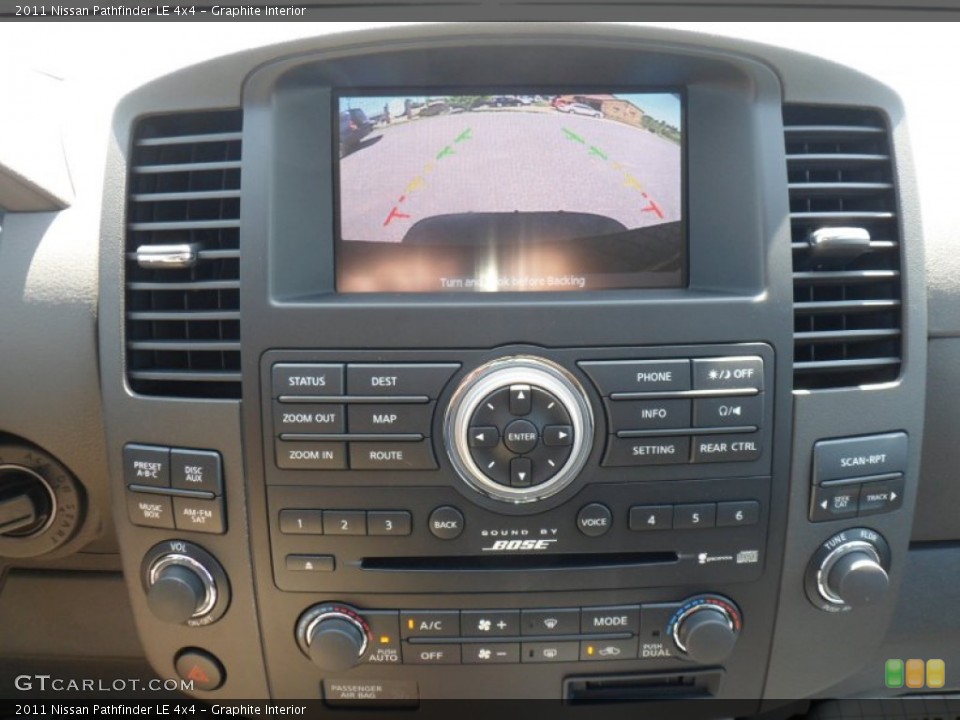 Graphite Interior Controls for the 2011 Nissan Pathfinder LE 4x4 #50157527