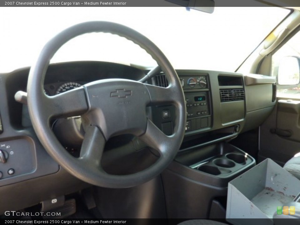 Medium Pewter Interior Dashboard for the 2007 Chevrolet Express 2500 Cargo Van #50157722