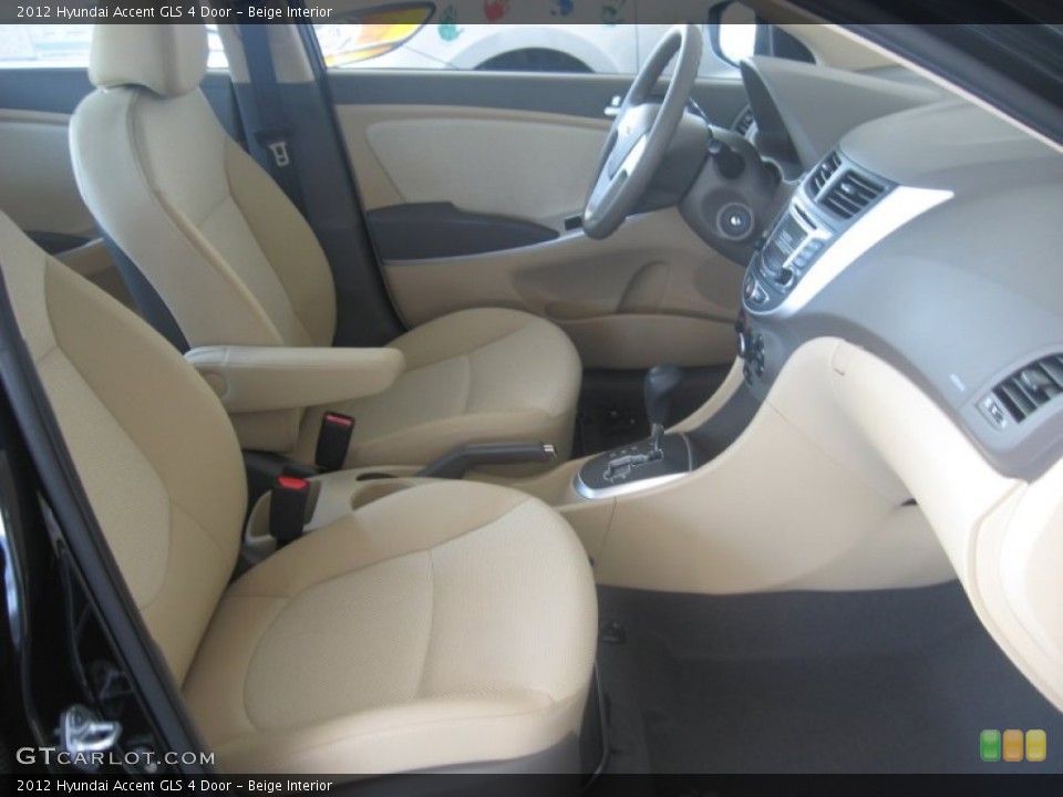 Beige Interior Photo for the 2012 Hyundai Accent GLS 4 Door #50158571