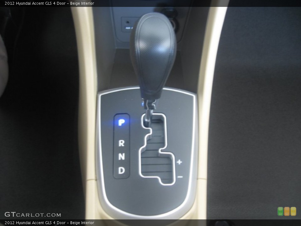 Beige Interior Transmission for the 2012 Hyundai Accent GLS 4 Door #50158658