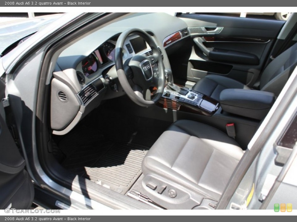 Black Interior Photo for the 2008 Audi A6 3.2 quattro Avant #50158940