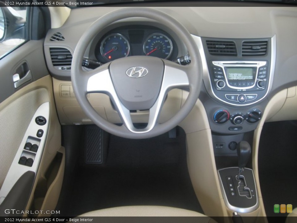 Beige Interior Photo for the 2012 Hyundai Accent GLS 4 Door #50159018