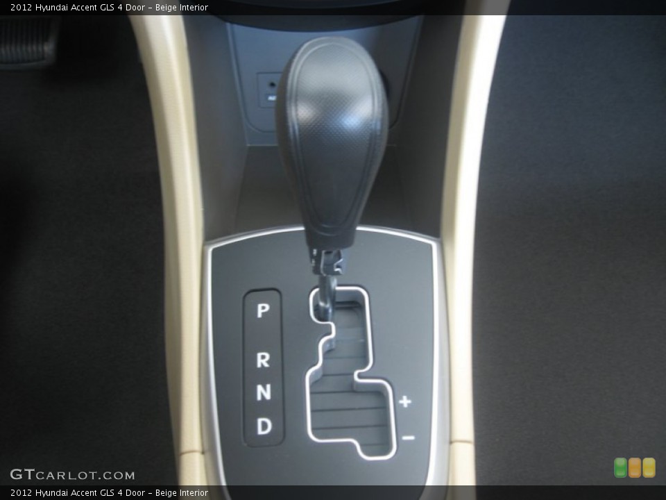 Beige Interior Transmission for the 2012 Hyundai Accent GLS 4 Door #50159060