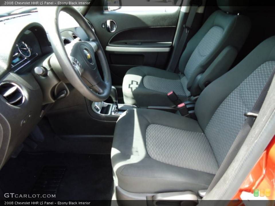 Ebony Black Interior Photo for the 2008 Chevrolet HHR LS Panel #50159360