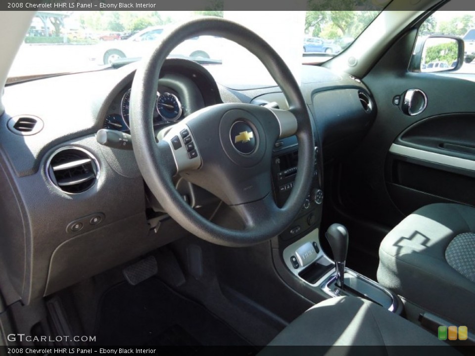 Ebony Black Interior Dashboard for the 2008 Chevrolet HHR LS Panel #50159381