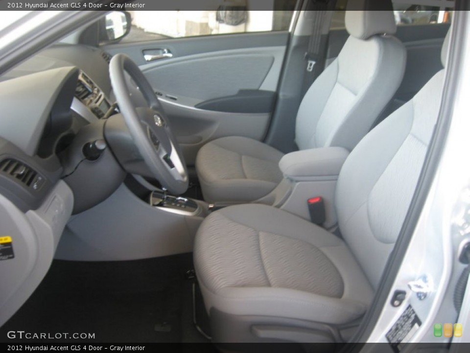 Gray Interior Photo for the 2012 Hyundai Accent GLS 4 Door #50159690