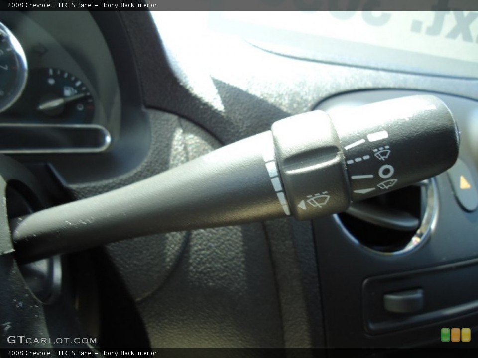 Ebony Black Interior Controls for the 2008 Chevrolet HHR LS Panel #50159753