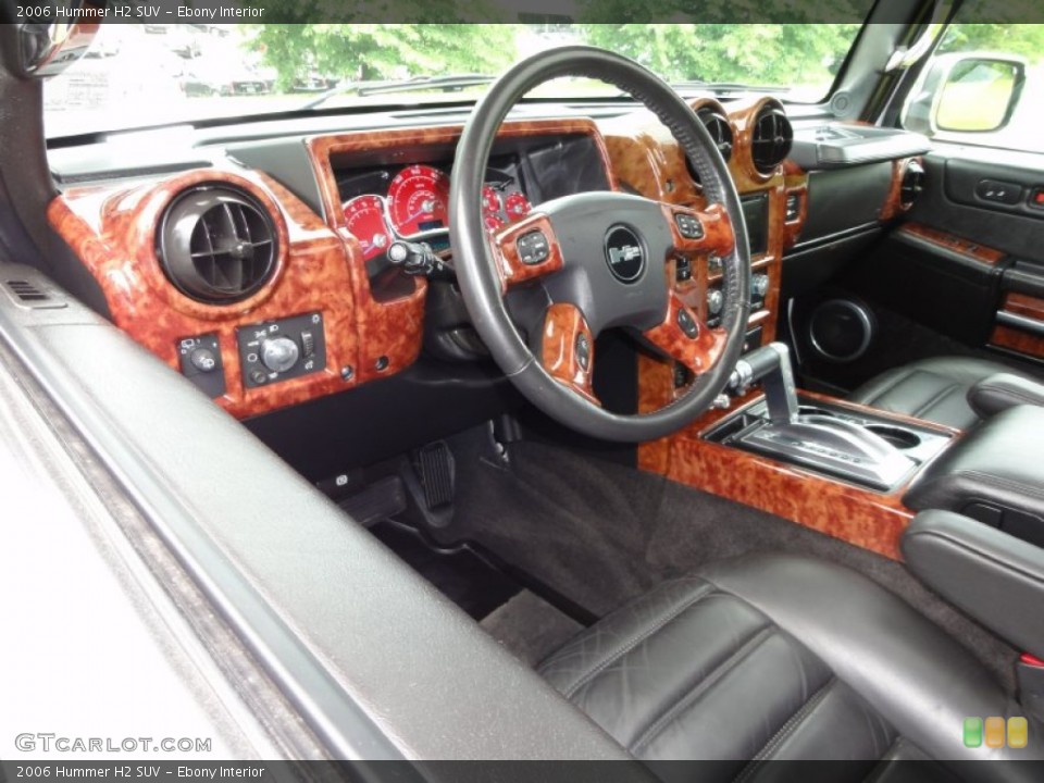 Ebony Interior Photo for the 2006 Hummer H2 SUV #50162378