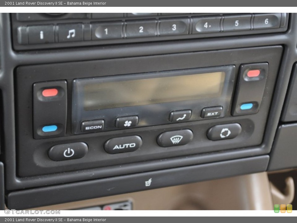 Bahama Beige Interior Controls for the 2001 Land Rover Discovery II SE #50162399