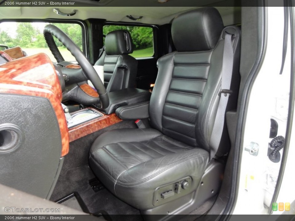 Ebony Interior Photo for the 2006 Hummer H2 SUV #50162465