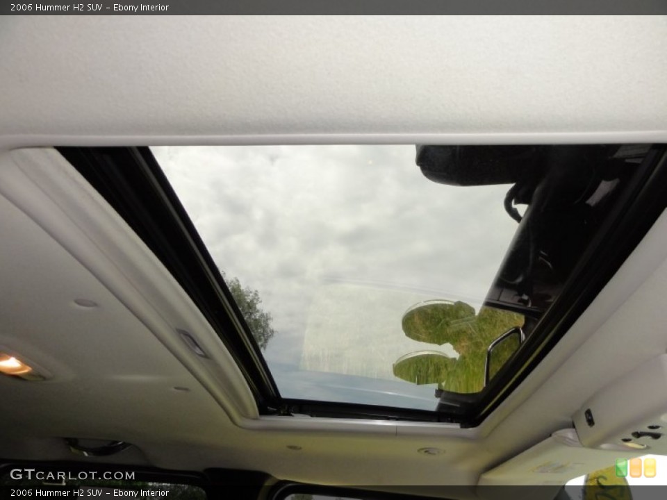 Ebony Interior Sunroof for the 2006 Hummer H2 SUV #50162522